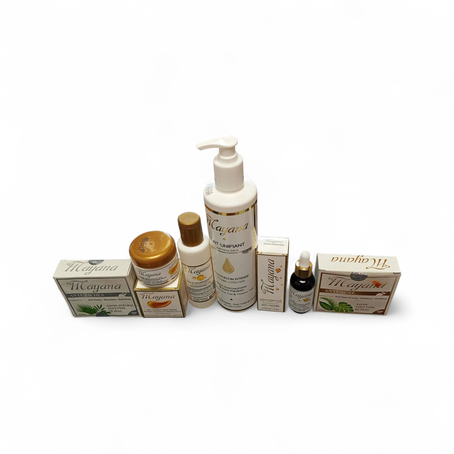 Gamme Mayana Unifiante & Hydratante 