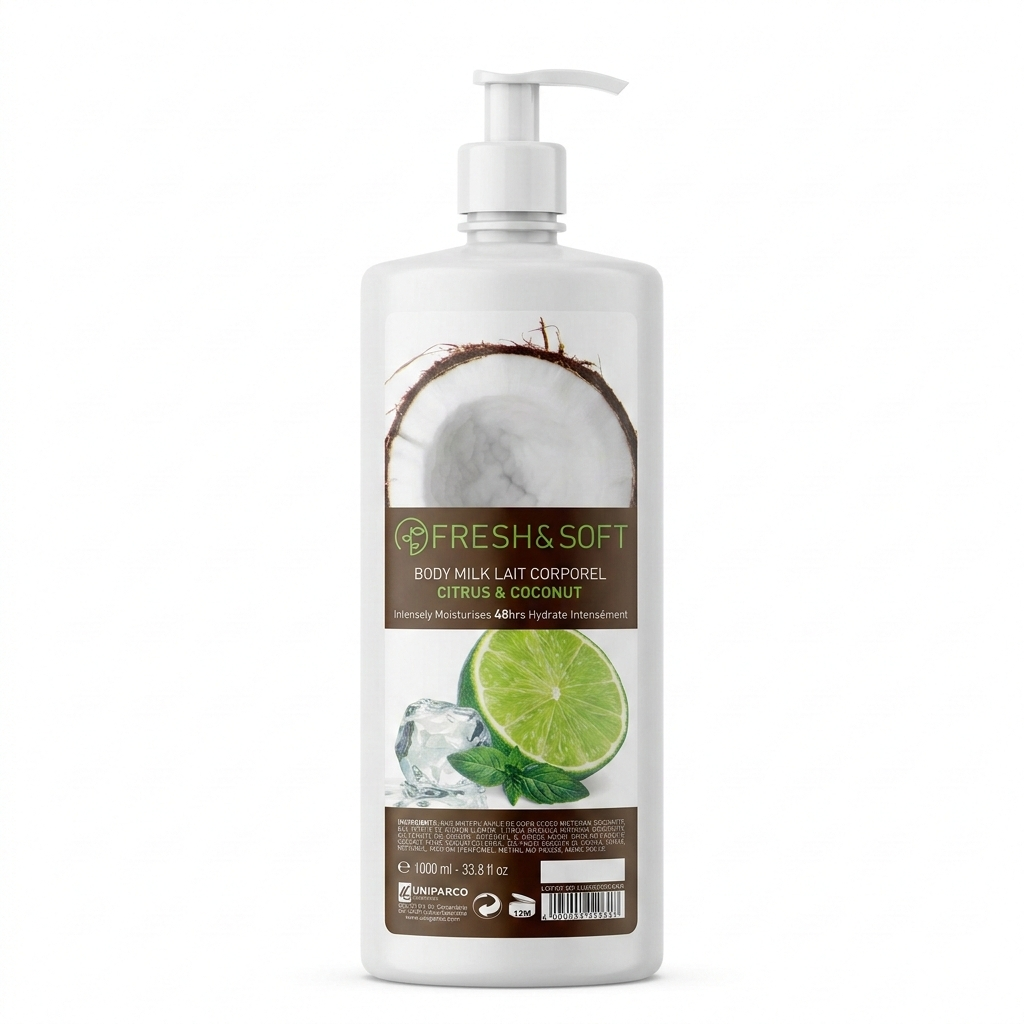 Fresh & Soft Lait de Corps Nourrissant - Citron & Coco