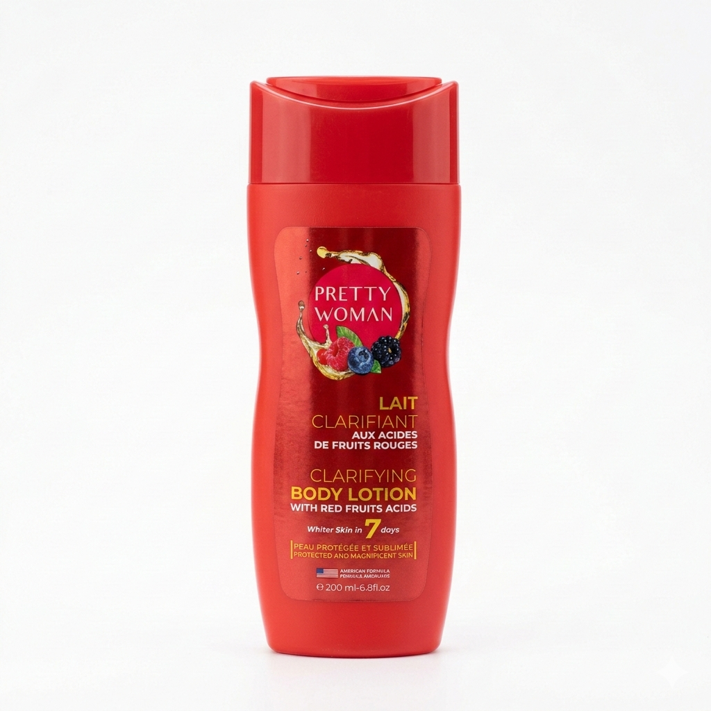 Pretty Woman Lait de Corps Clarifiant - Fruits Rouge 