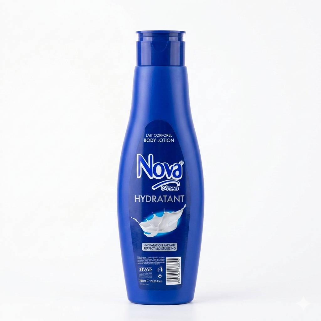 Nova Derma Lait de Corps Hydratant - 750ml