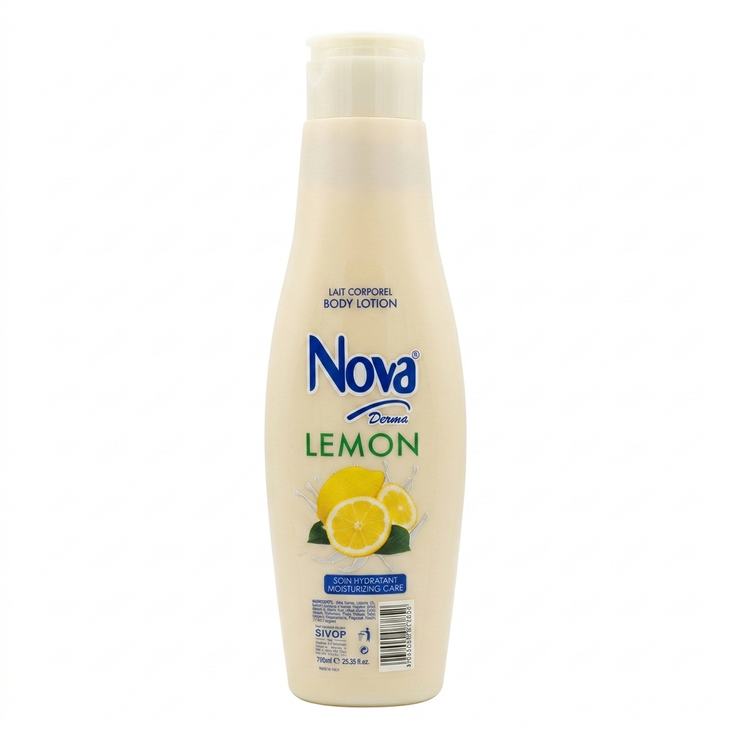 Nova Derma Lait de Corps Hydratant au Citron - 750ml