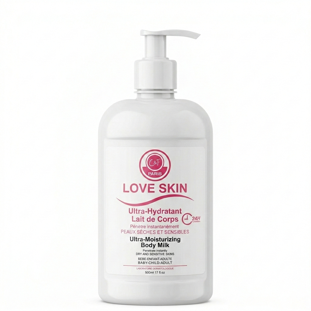 C&F Paris Lait de Corps Ultra-Hydratant - Love Skin