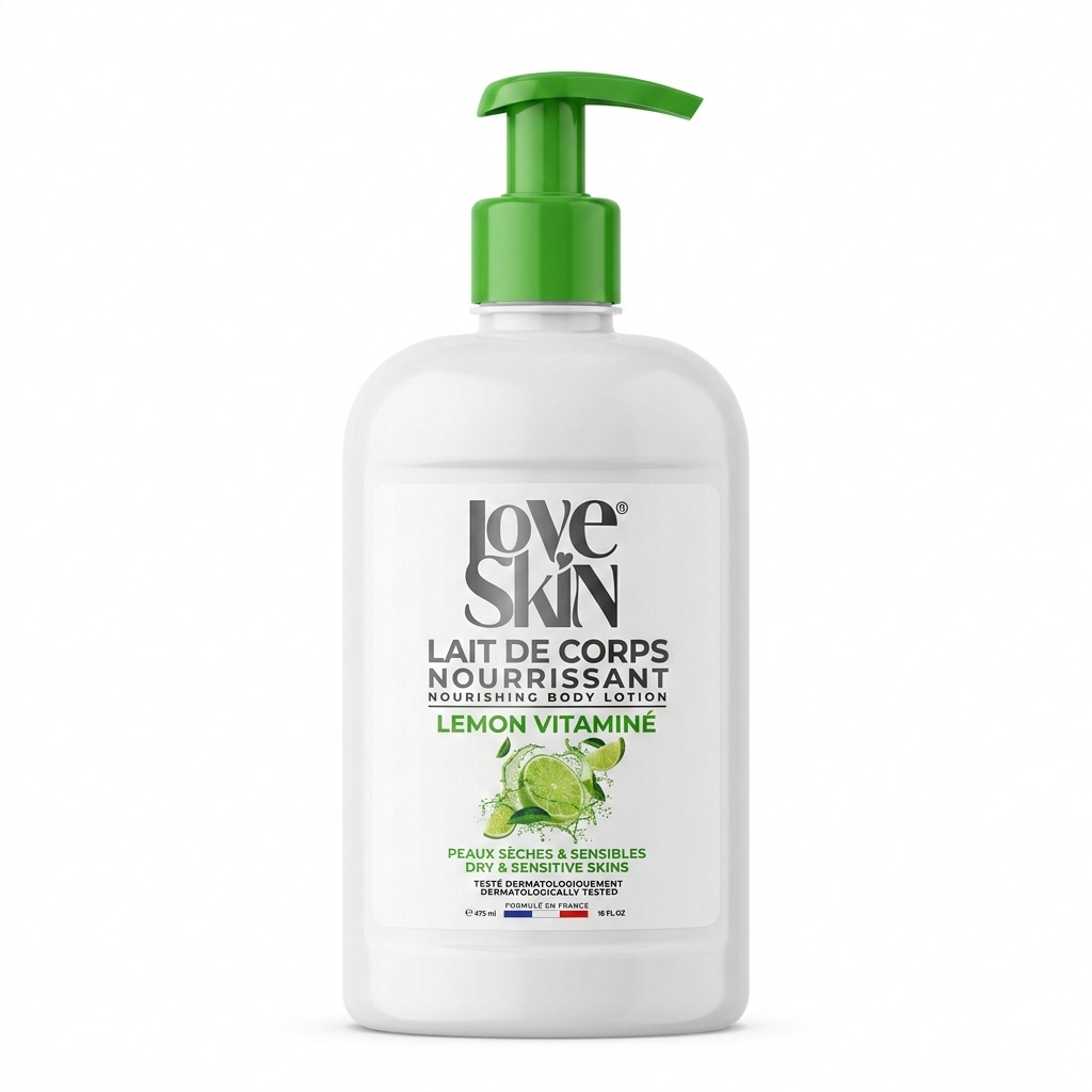 Love Skin Lait de Corps Multi vitamine  - Citron