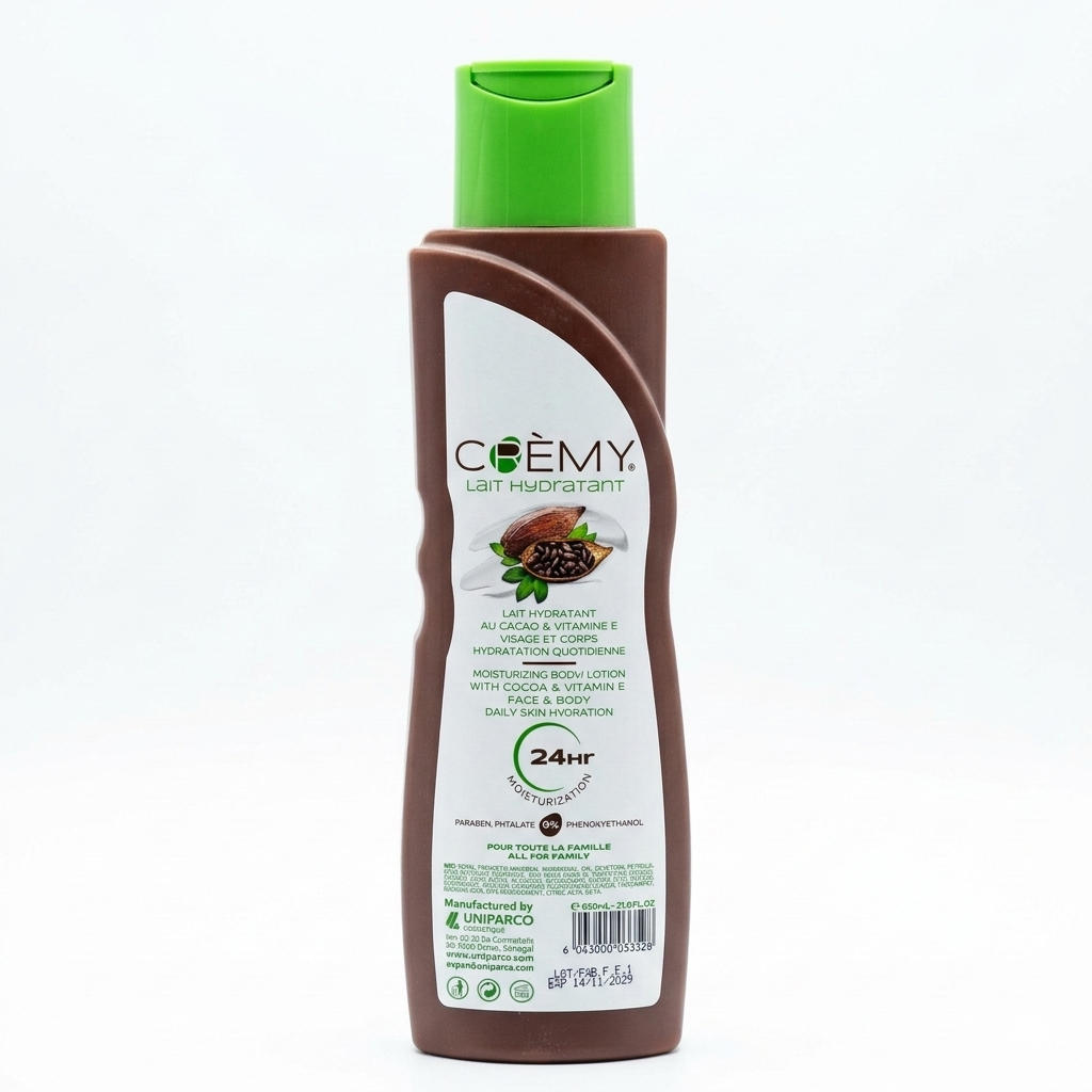 CÔÉMY Lait de Corps Hydratant Cacao & Vitamine E