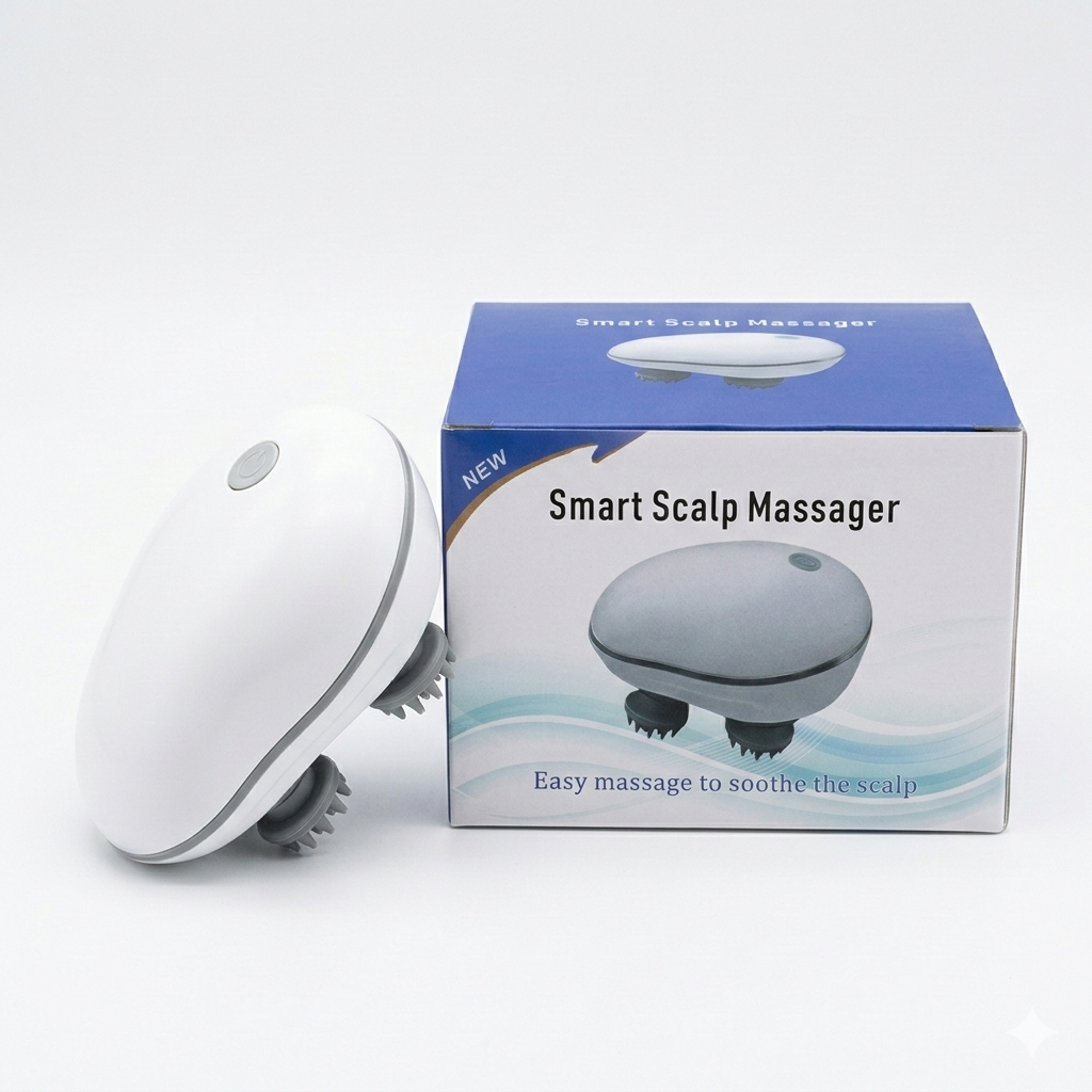 Smart Scalp Massager - Masseur de Tête Intelligent et Rotative