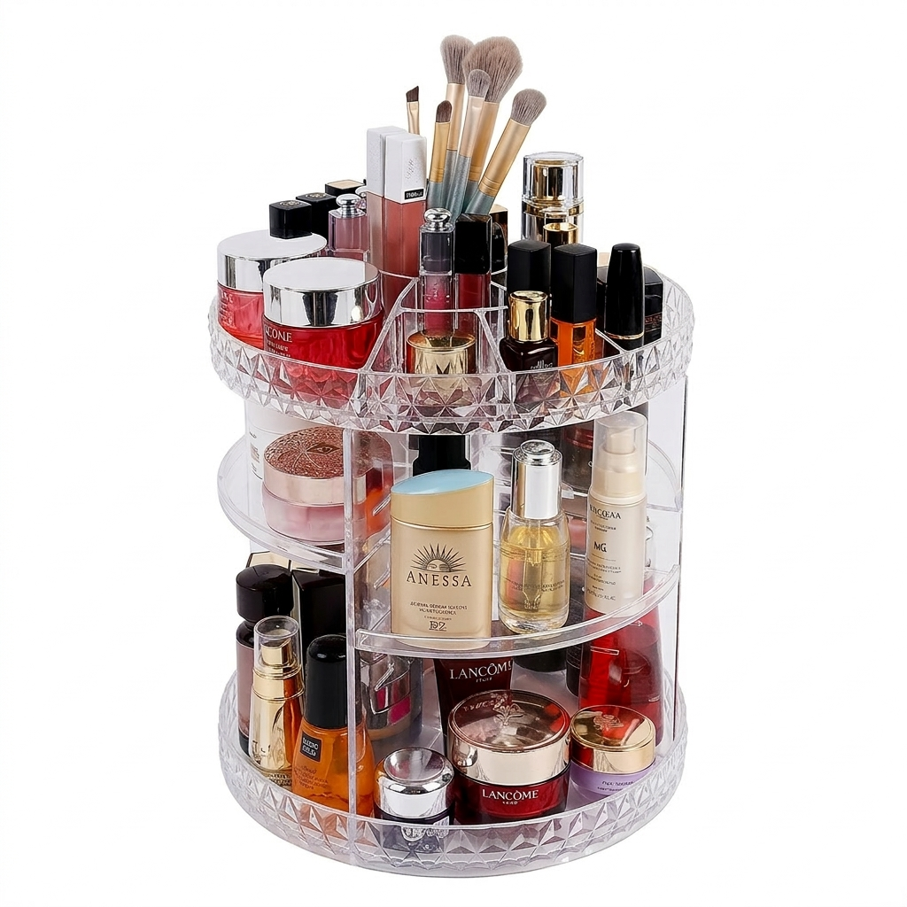 Organisateur de Cosmétiques Rotatif à 360 degrés