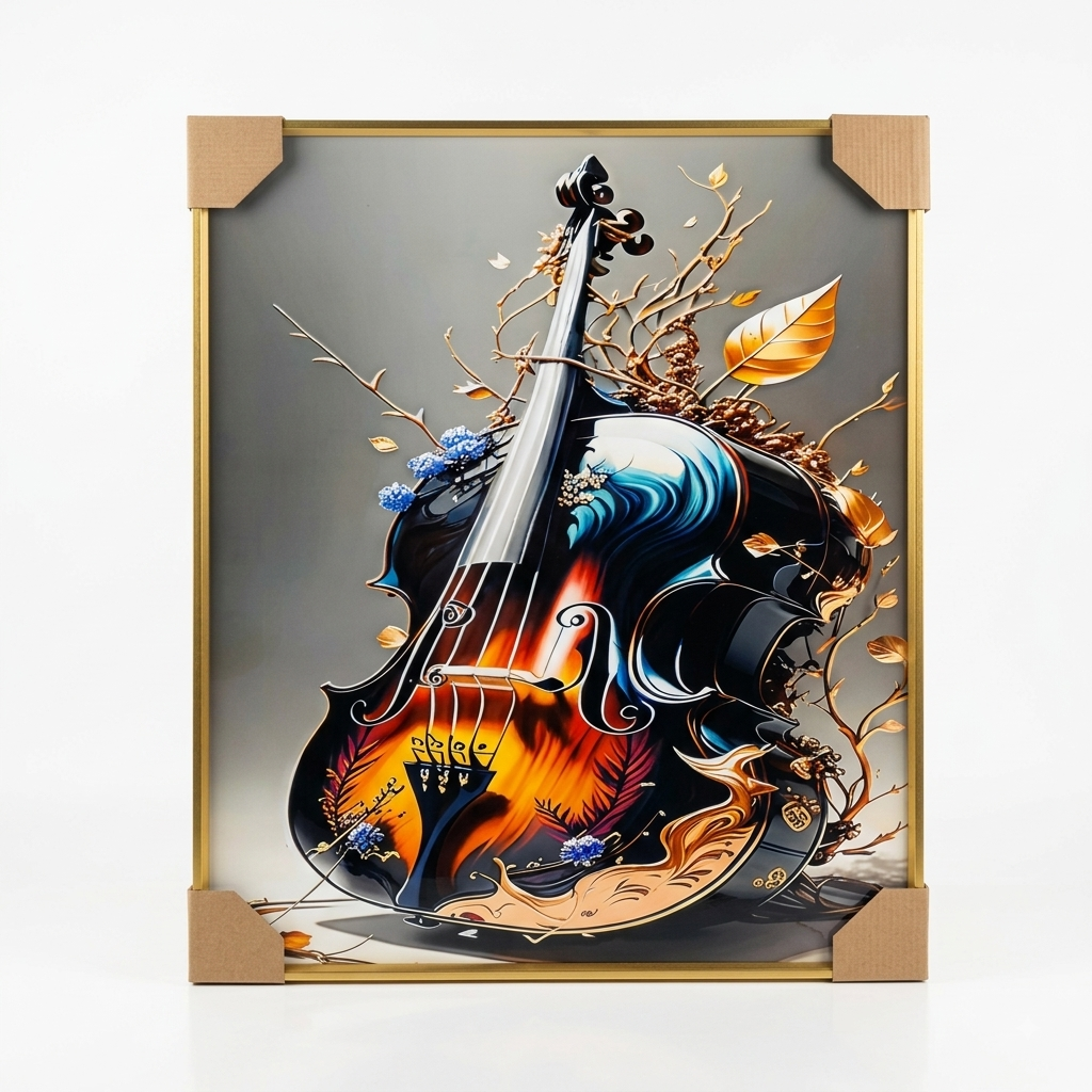 Tableau Décoratif Violon 70/50