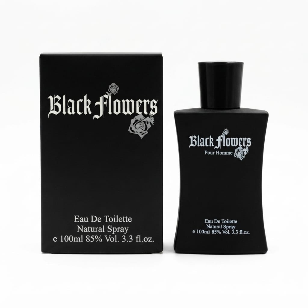Eau de toilette Black Flowers Pour Homme - 100 ml