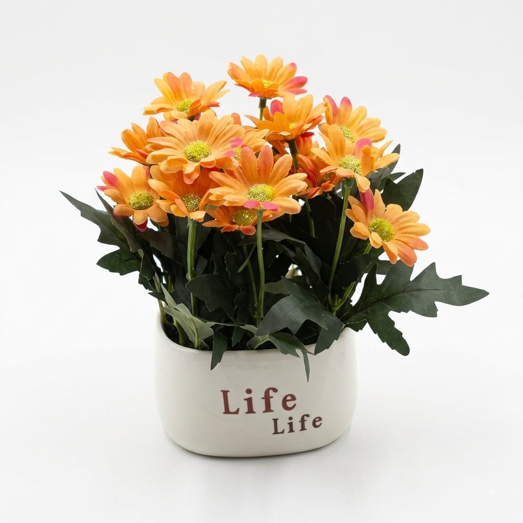 Plante ravissante composition florale artificielle. 
