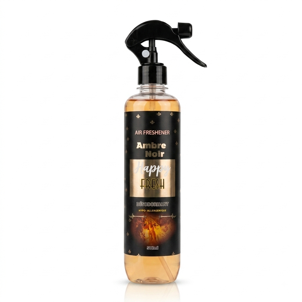 Désodorisant Happy Fresh Ambre Noir