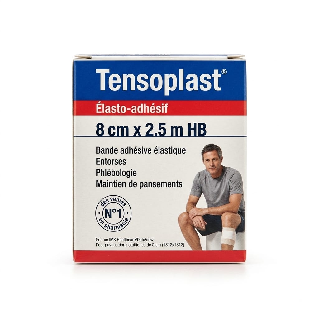 Bande adhésive élastique Tensoplast® (8 cm x 2,5 m) 