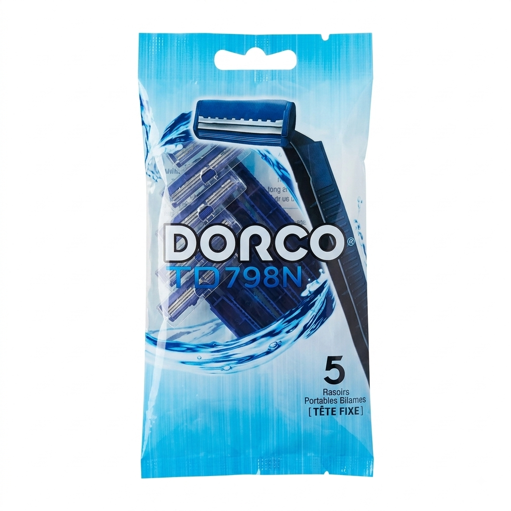 Pack de 5 rasoirs jetables Dorco TD708N