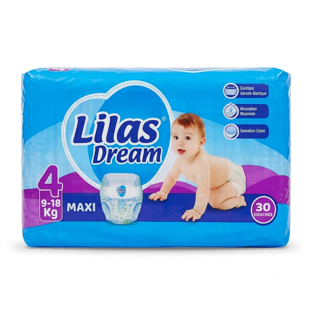 Couches Lilas Dream Maxi 9 à 18 kg