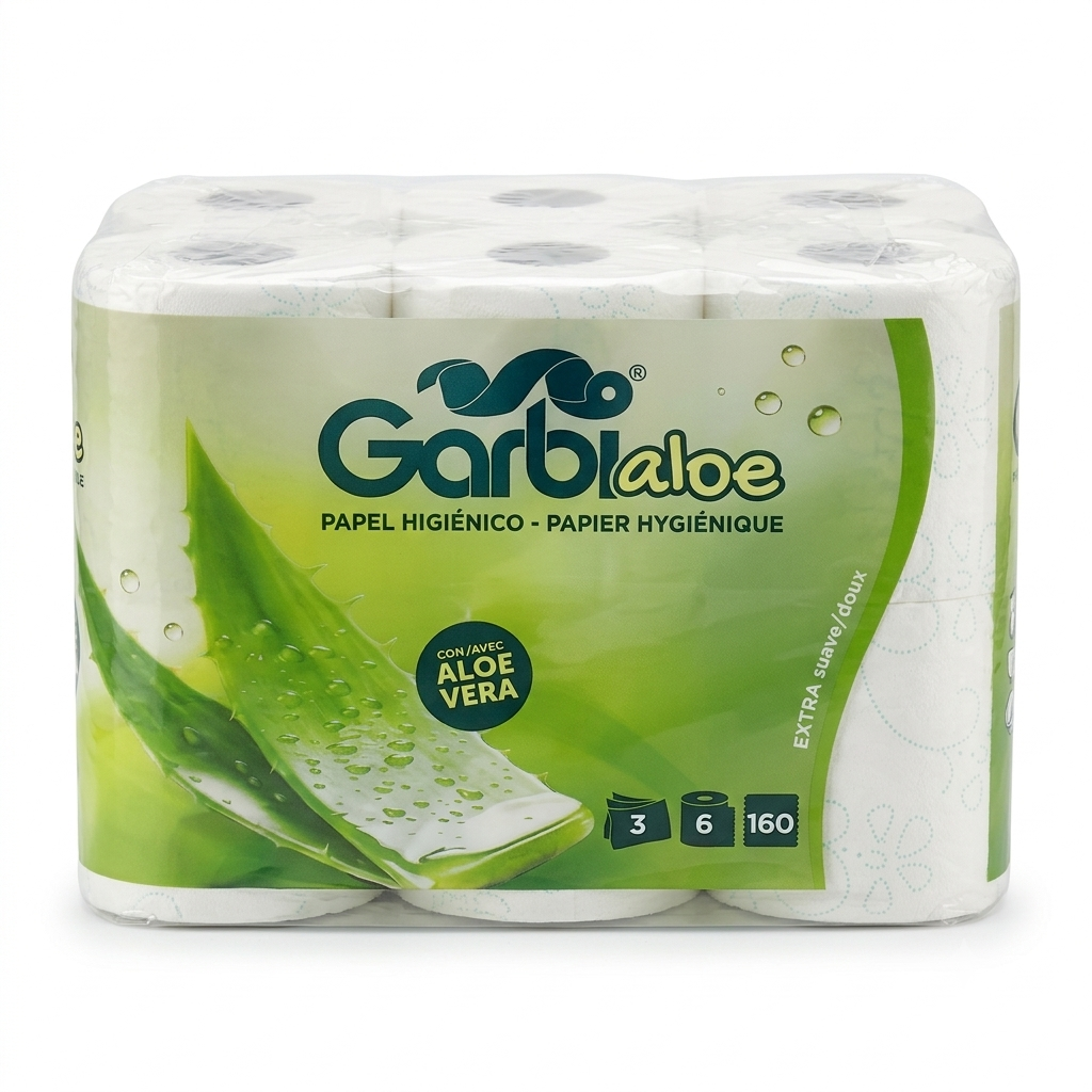 Papier Toilette Hygiénique Garbi Aloe