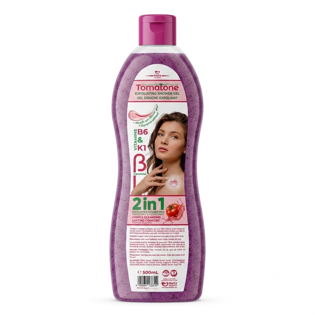 Gel Douche Exfoliant 2-en-1 Tomatone