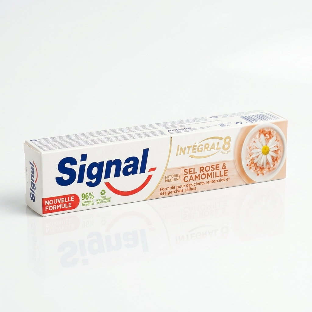 Dentifrice Signal Intégral 8 Sel Rose & Camomille