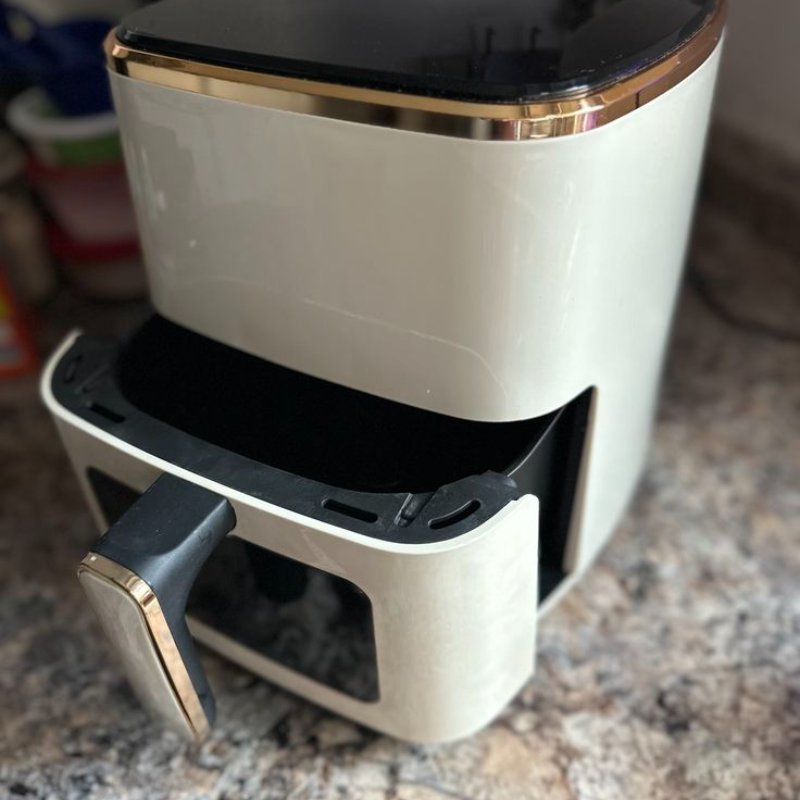 Air Fryer 6 litres sans huile- Friteuse à air chaud multifonction pour frites, poulet, viande, cuisine saine et rapide