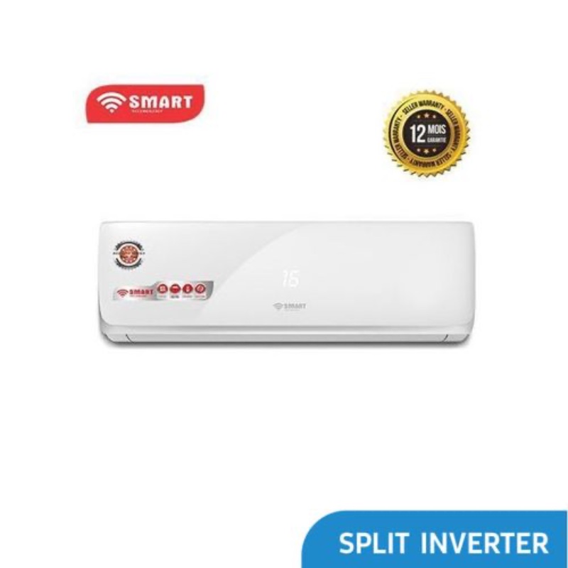 SMART TECHNOLOGY Split - STS-12-MON BLANC INVERTER - Éco Anti Corrosion Et Purificateur 1 CV9000BTU - Garantie 12 mois