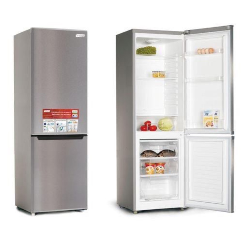 SMART TECHNOLOGY Réfrigérateur Combiné 3 Tiroirs 230L- Gris/ Garantie 12 Mois